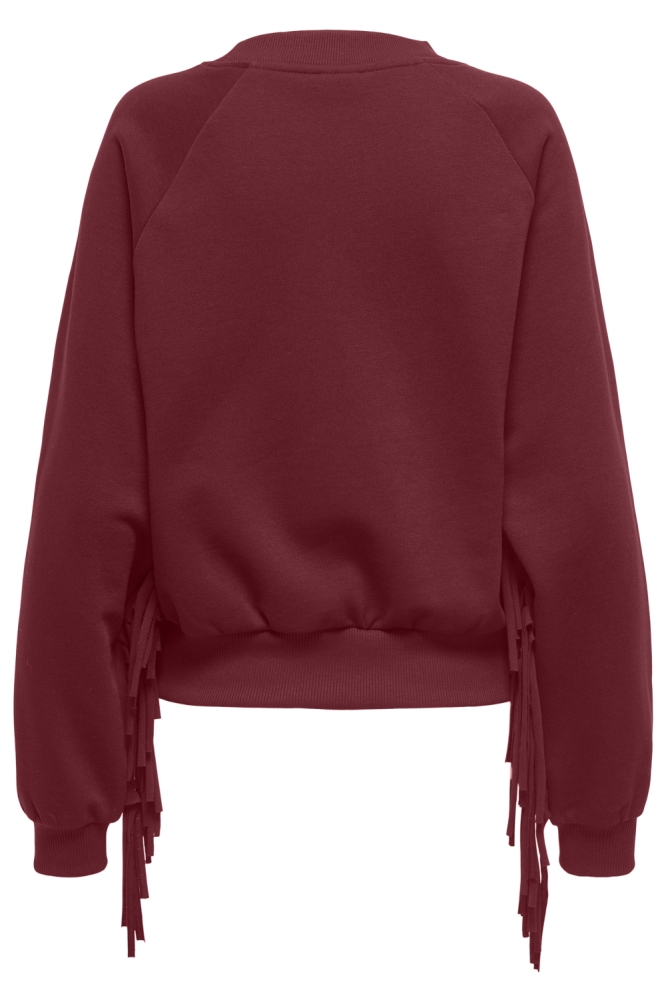 ONLJETT L/S O-NECK EMB. BOX SWT 15355912 CABERNET
